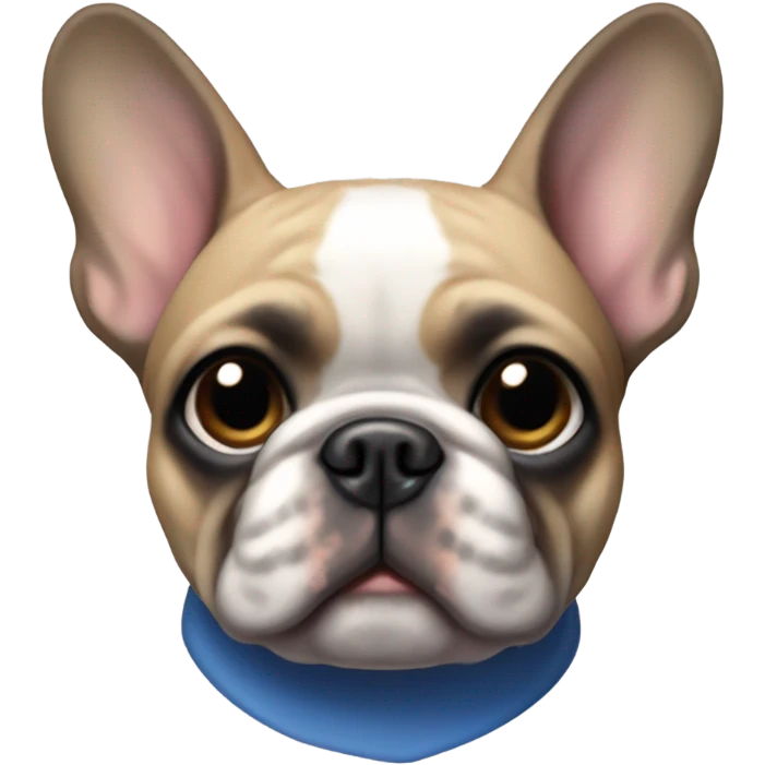 Teddy the frencjy blue tan  emoji