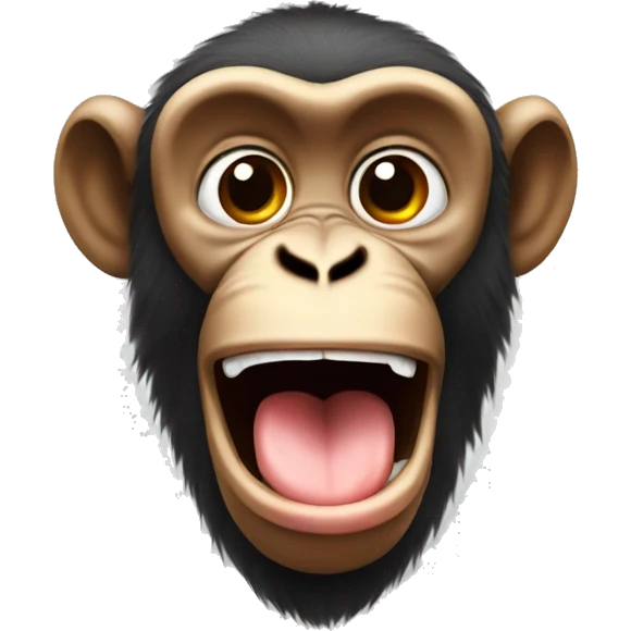 Monkey sticking tongue out emoji