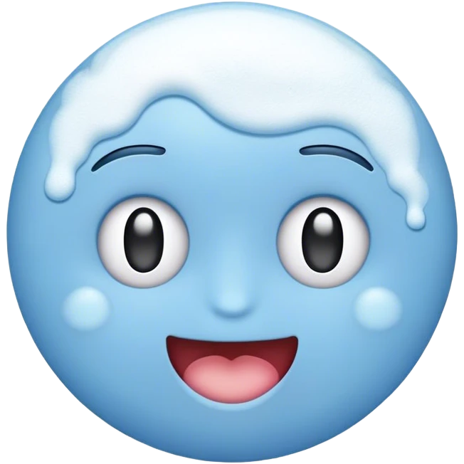 emoji with touch of powderblue emoji