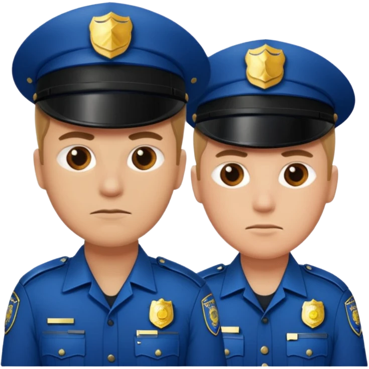 two police amosfan baton emoji