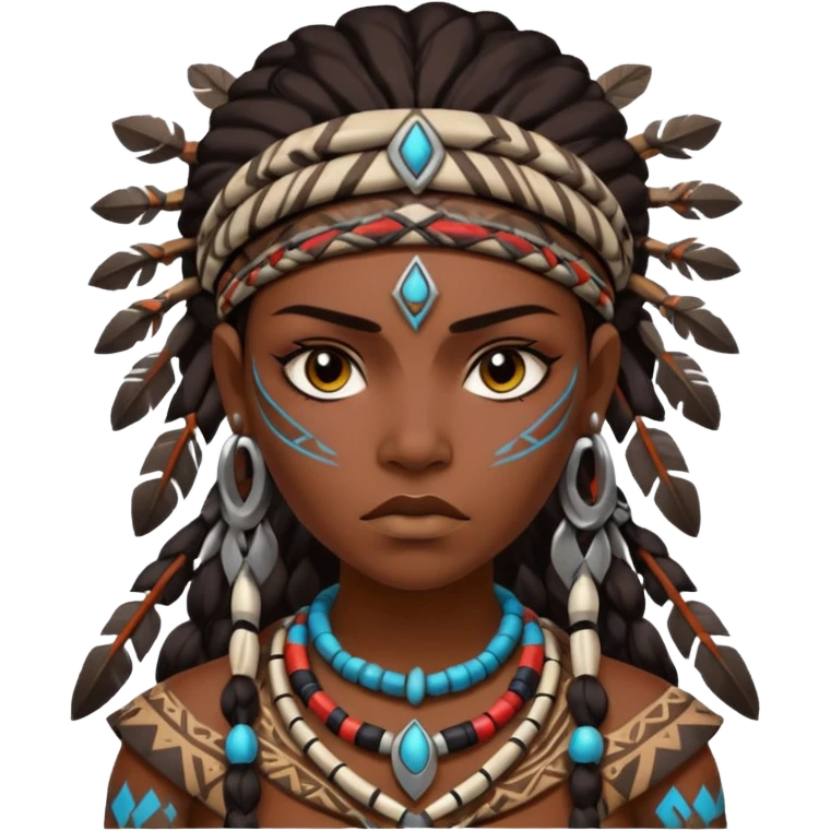 elemental tribal woman emoji