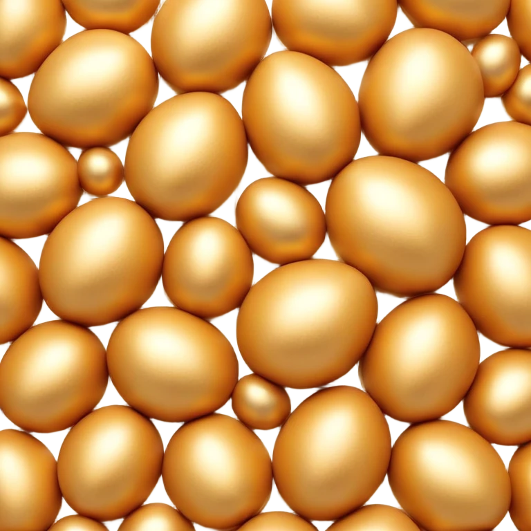 3D rendered authentic Hong Kong egg puffs (鸡蛋仔) with distinctive round bubble pattern, golden color, hyper-realistic egg-shaped bubbles, glossy finish, detailed texture, soft lighting emoji