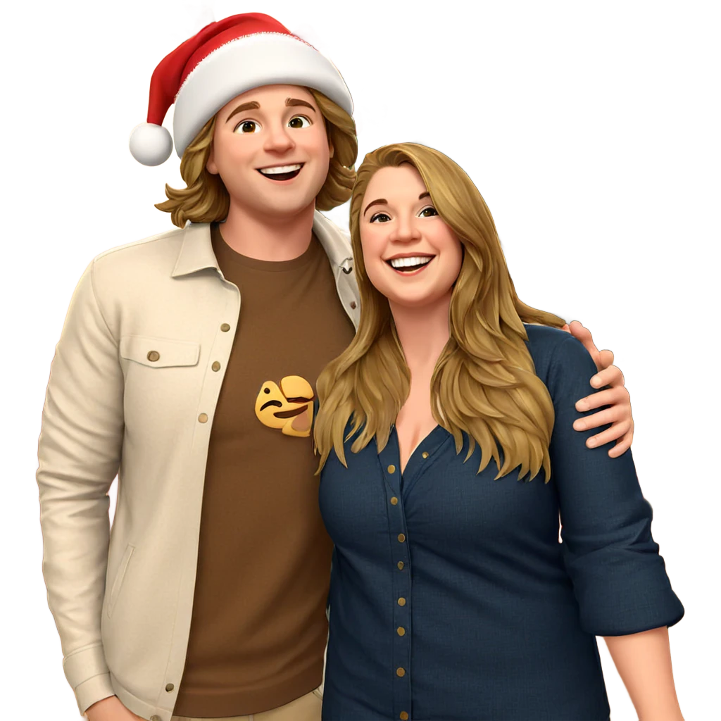 happy holiday moment together emoji