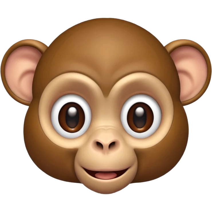 monkey with six ears, playful expression emoji
