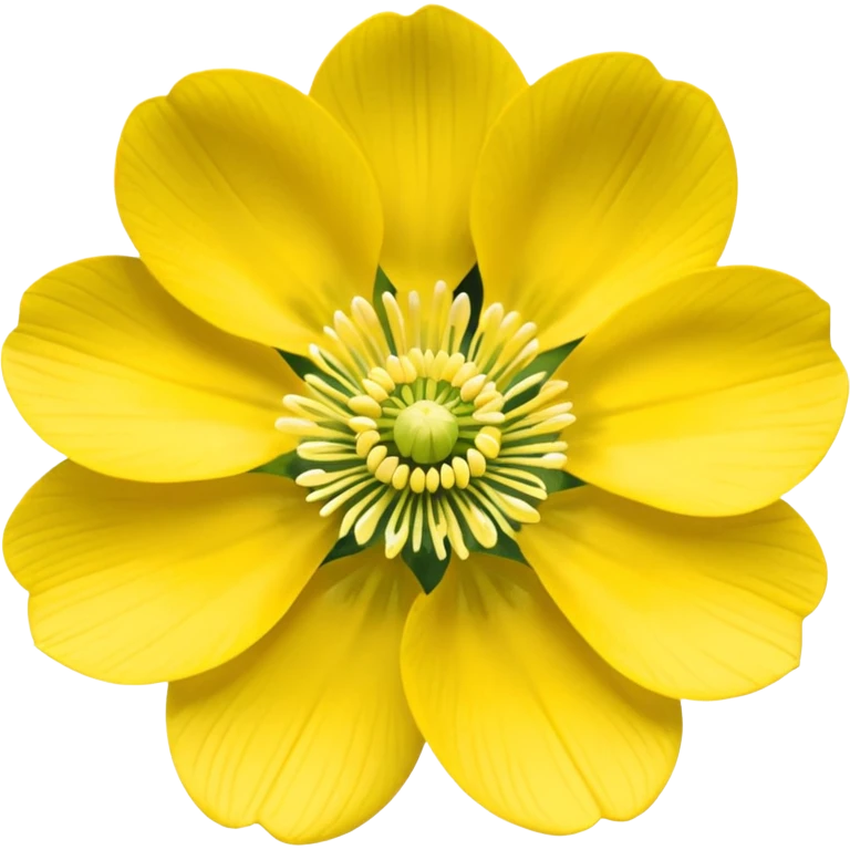 Yellow woodland anemone emoji