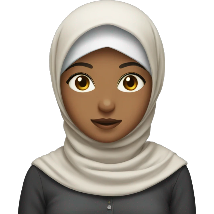 pretty girl with hijab emoji
