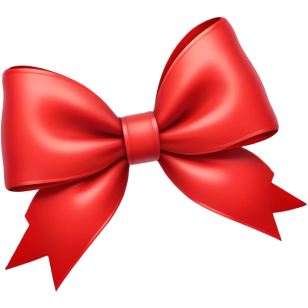 Red bow emoji
