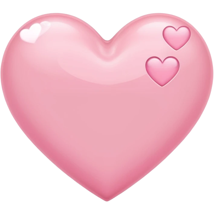 Light pink hearts emoji