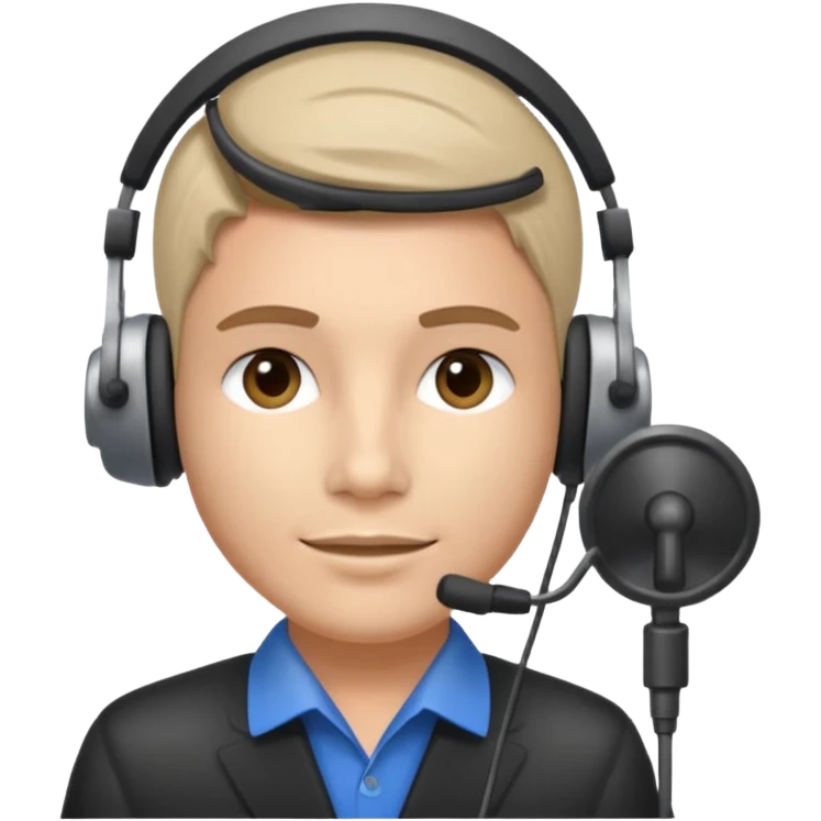 teleprompter operator from Newsroom emoji