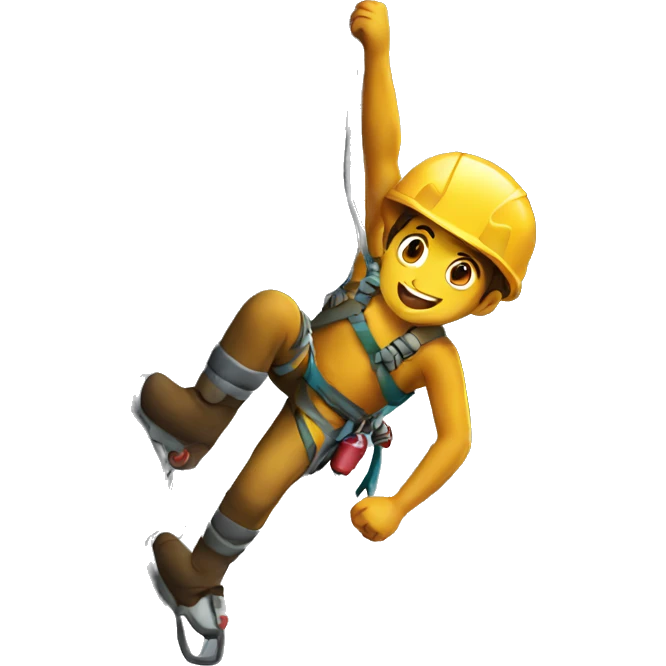 Climbing emoji