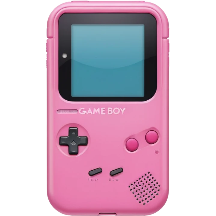 pink gameboy emoji