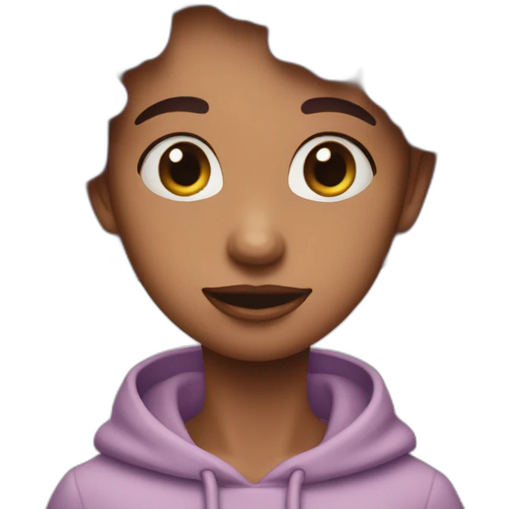 Coeur mauve pastel emoji