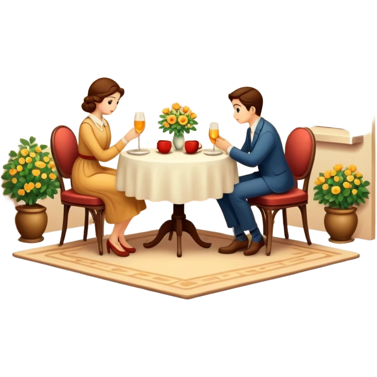 warm romantic vintage aesthetics scenery  emoji