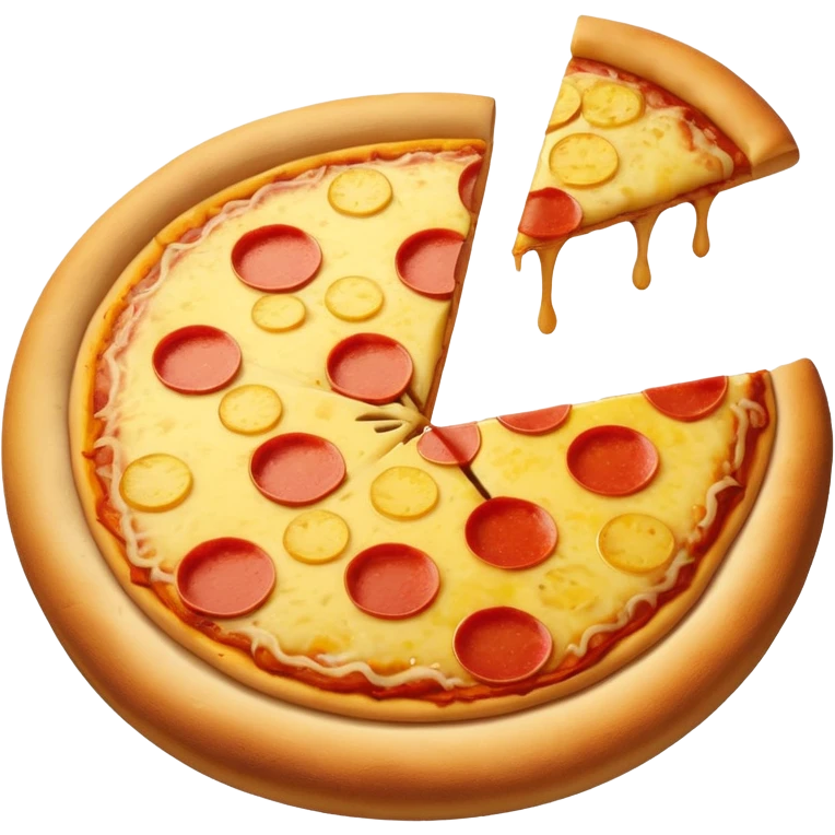 pizza with pineapple emoji