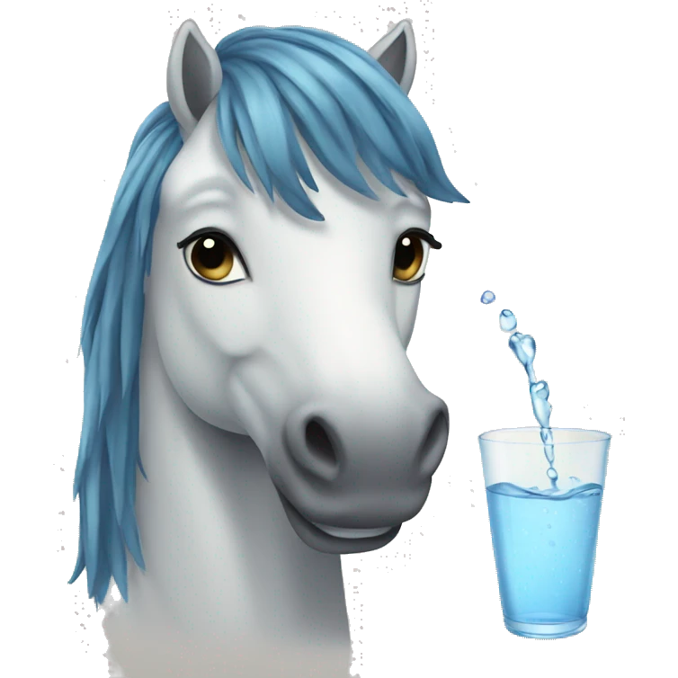 Horse water emoji