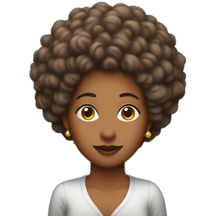 Afro--Mrs-Klaus emoji