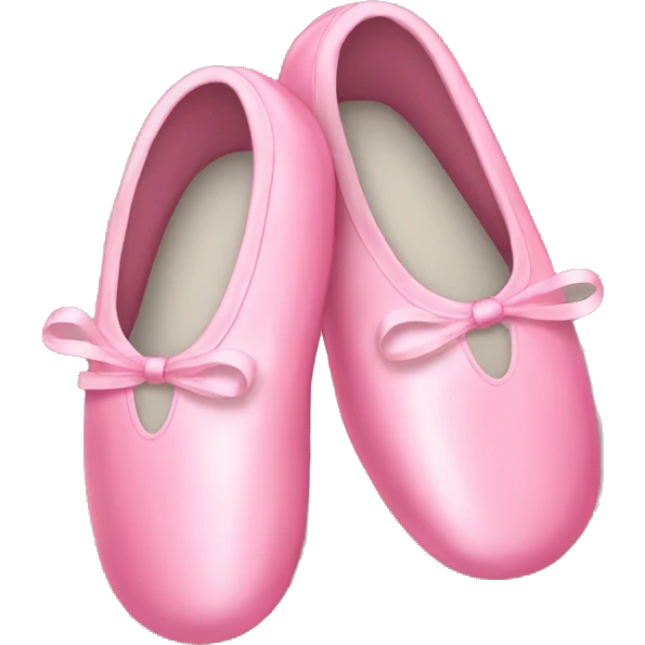 Pink ballet slippers emoji