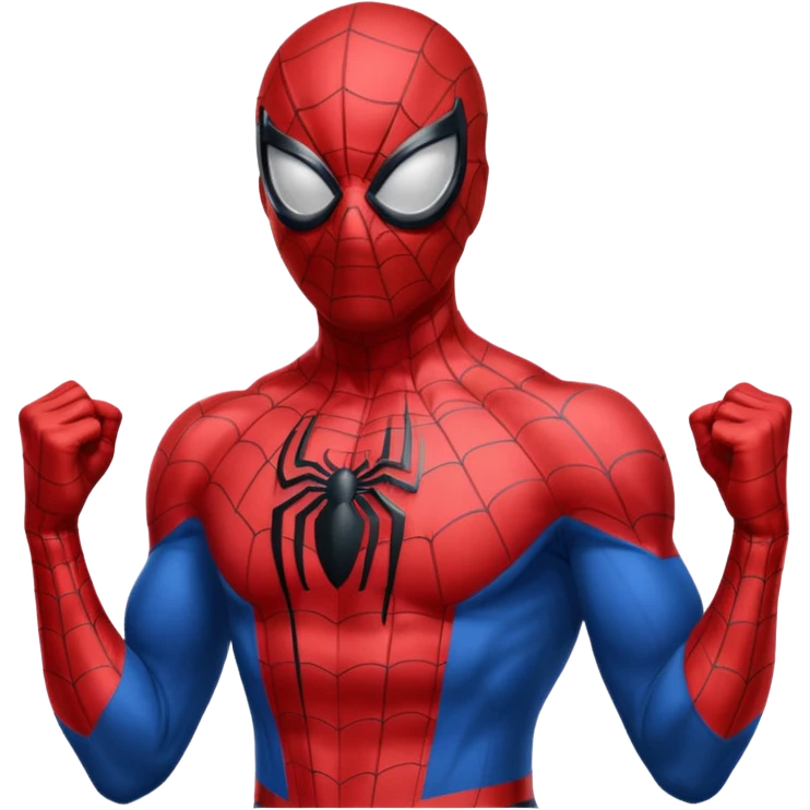 An spiderman, shoulder up
 emoji