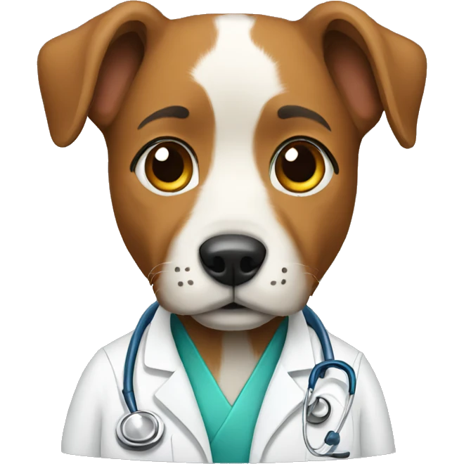 dog doctor emoji