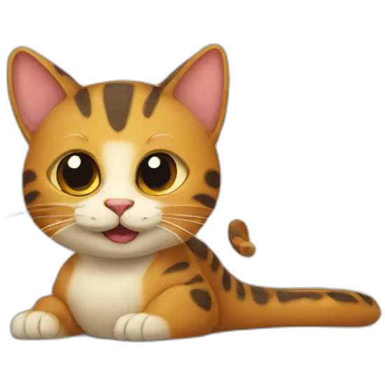 cat-snake emoji