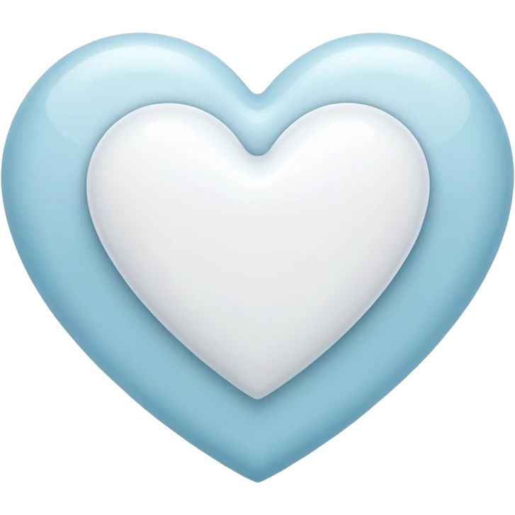 White heart emoji