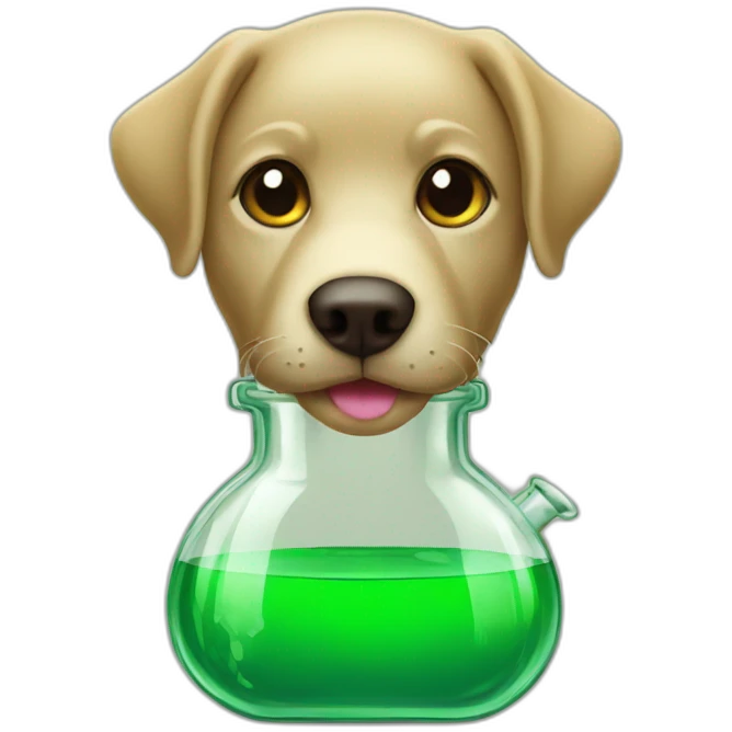 green lab flask emoji