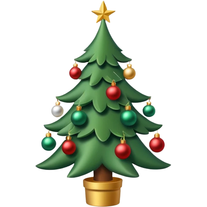 크리스마스 tree simple emoji