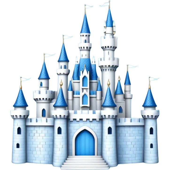Disney Castle 3d with texture emoji