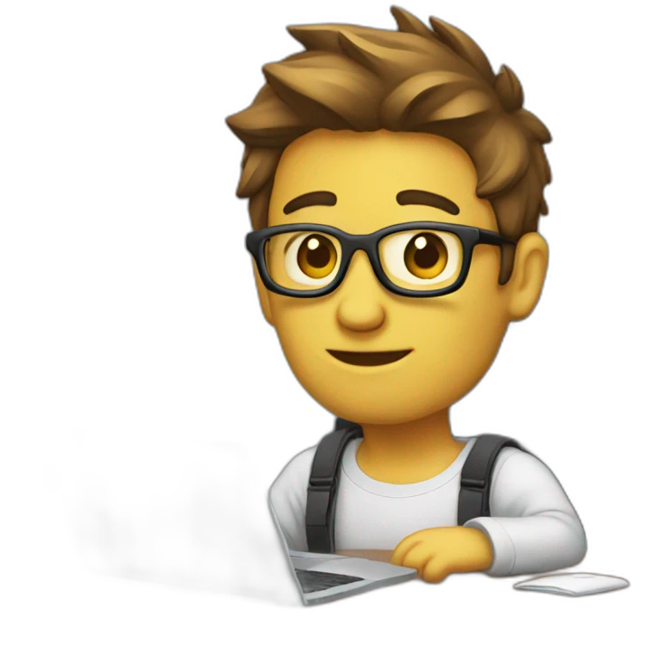 developer building side projects on laptop emoji