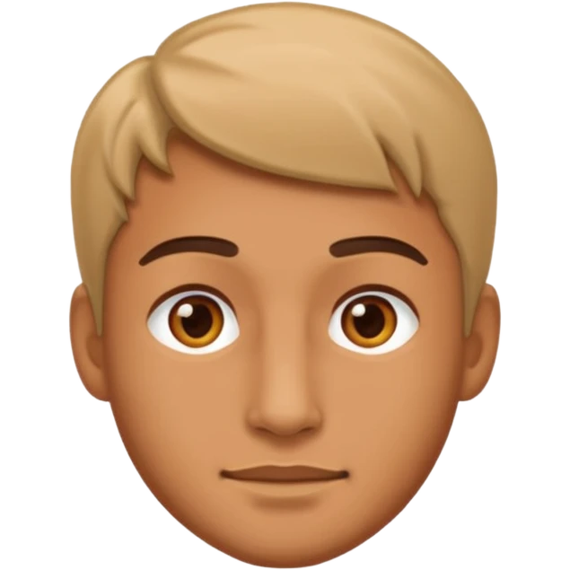 Man with emoji