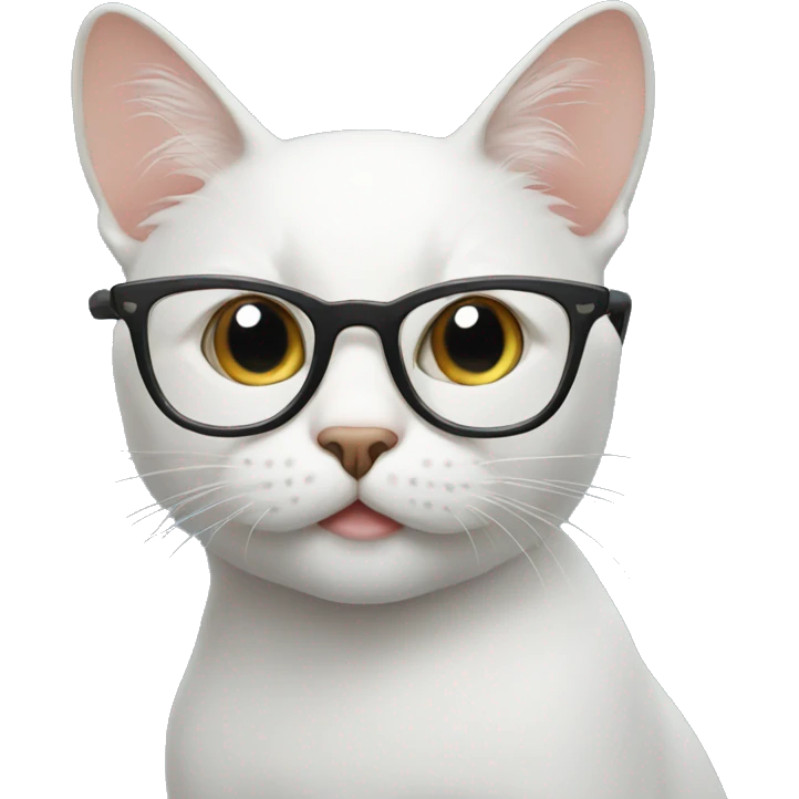 Cat with glasses emoji