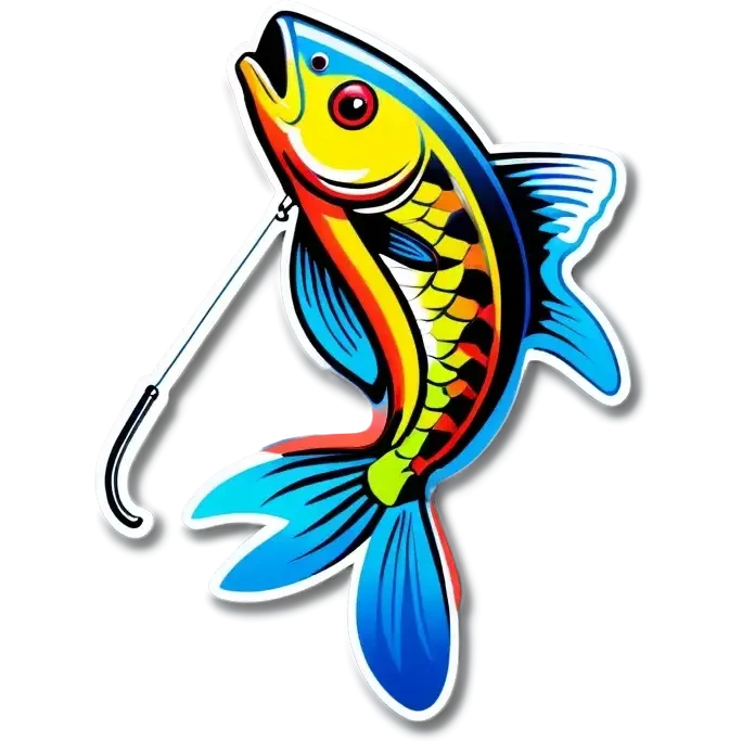 lure with hook emoji