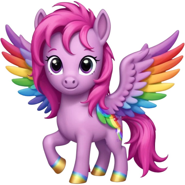 a littly pony with wings emoji emoji