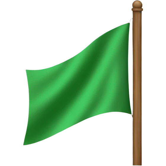 Green flag  emoji