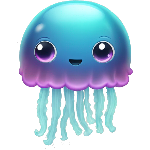 Cute jellyfish emoji