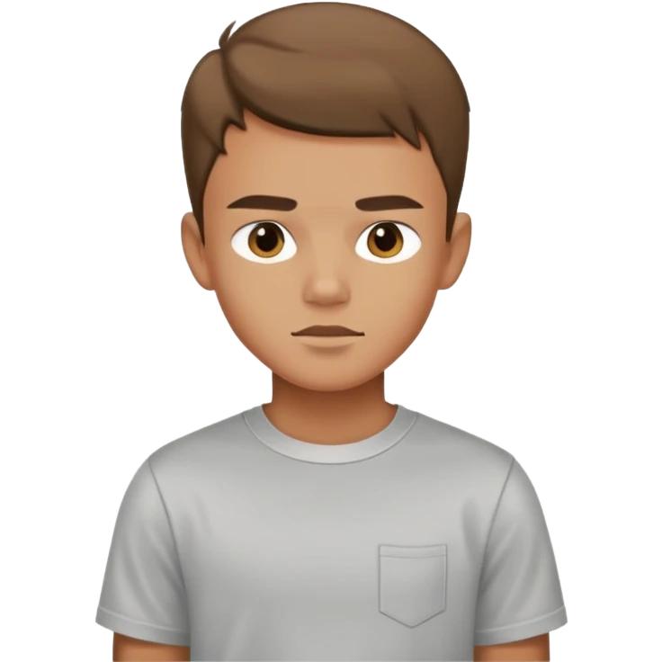 two block boy with sharp jawline emoji