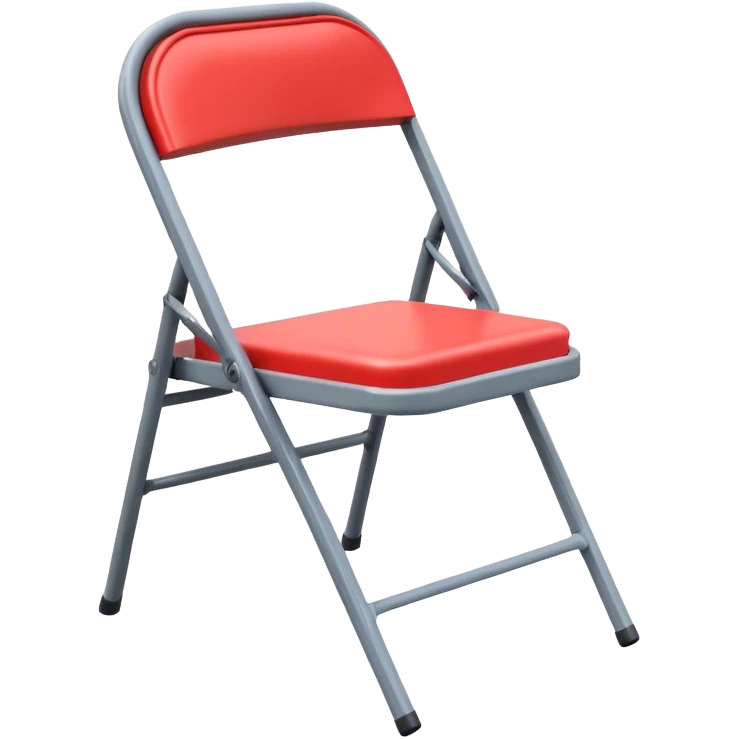 Steel folding chair emoji