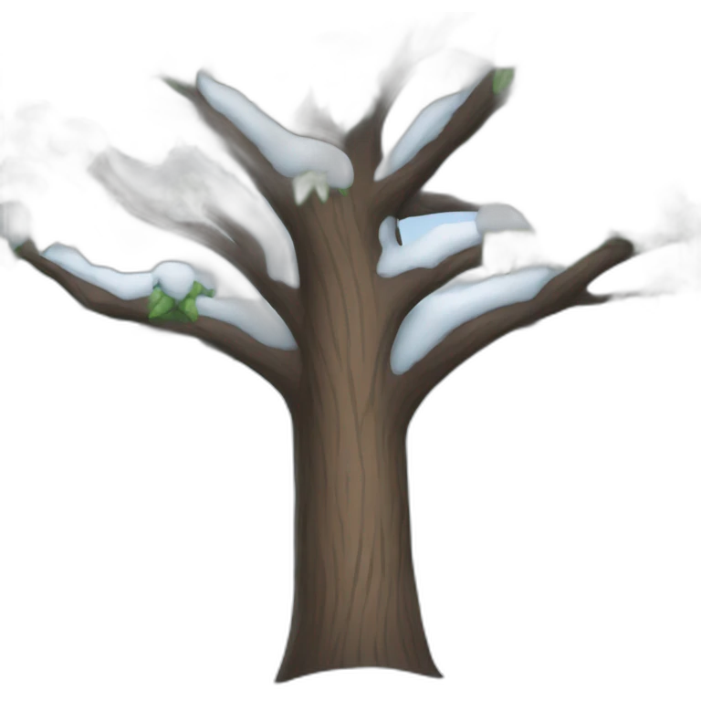 Snow tree emoji