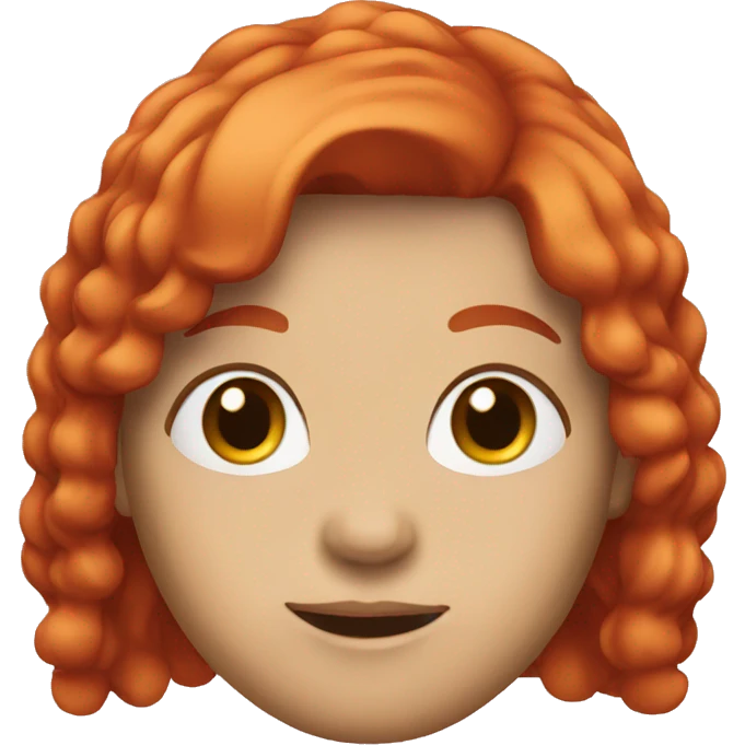 red hair emoji