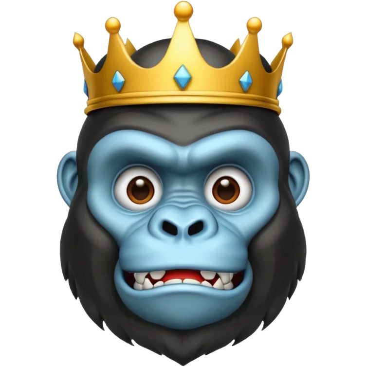 king gorilla emoji