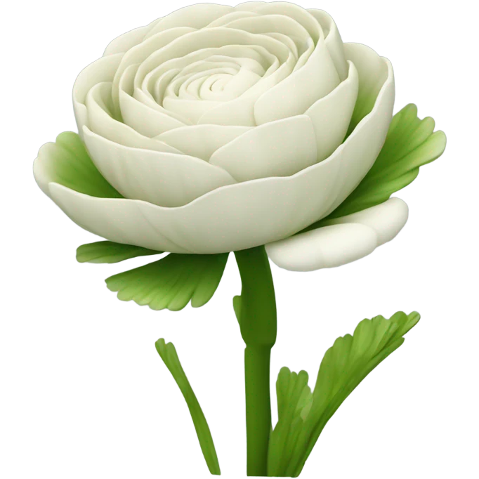 Ranunculus flower emoji