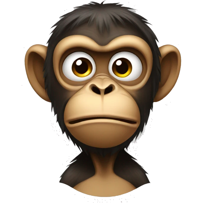 Disgusted monkey  emoji