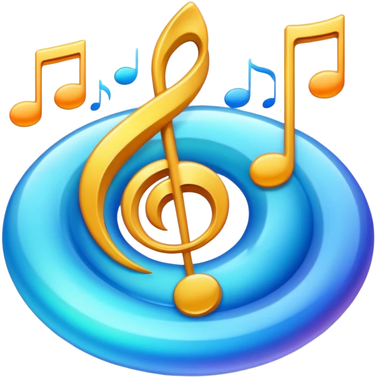 Beautiful music emoji
