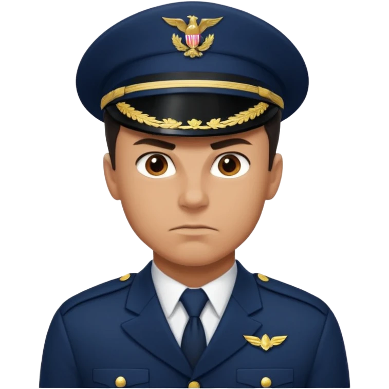 powerful pumped-up fighter of the navy emoji