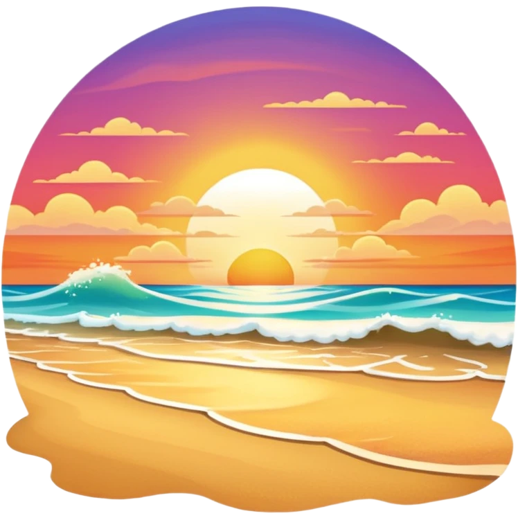 Sunset Beach  emoji