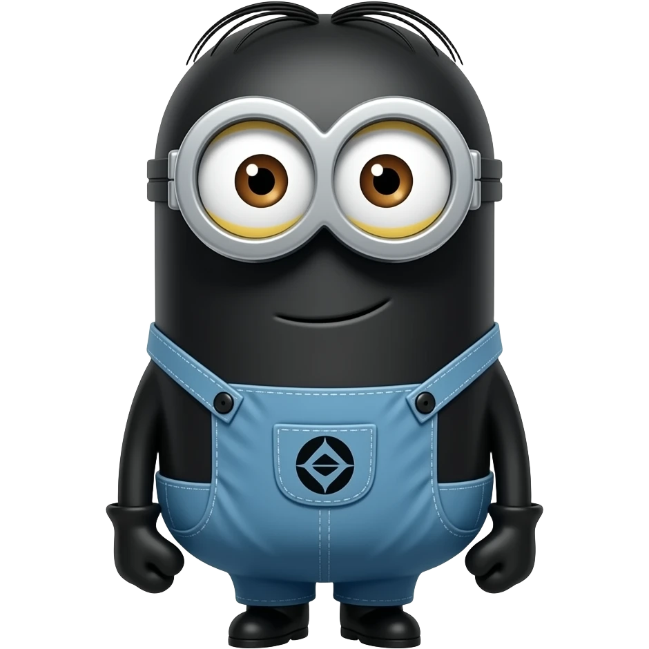Black minion emoji