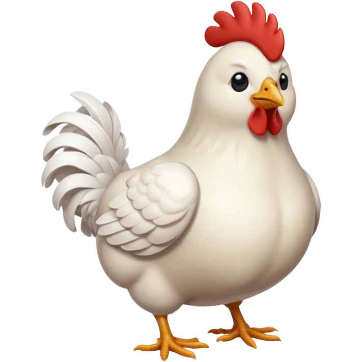 Body of chicken no head emoji