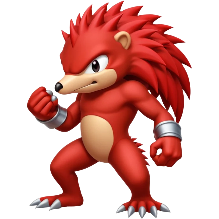 Sonic the hedgehogs friend knuckles emoji