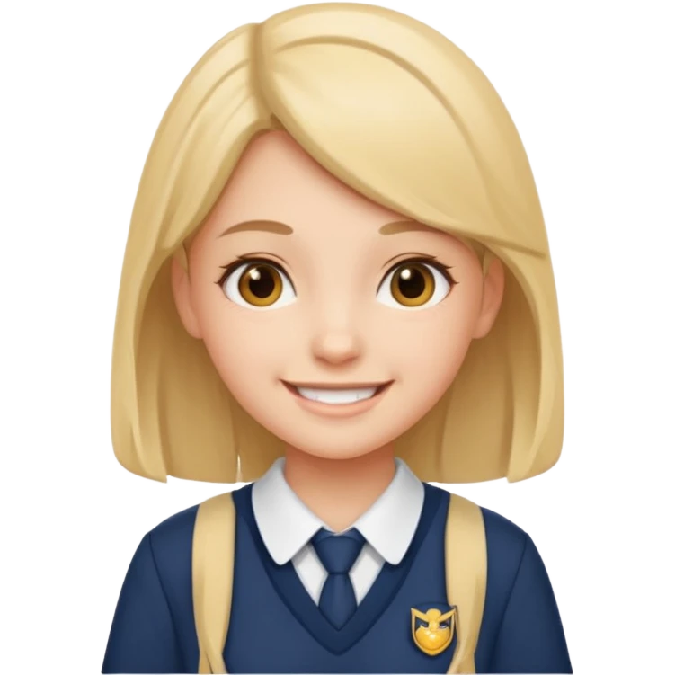 دختر بچه مدرسه emoji