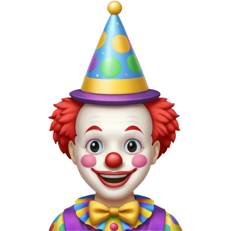 Clown on New Year’s Eve 2026 standing up  emoji